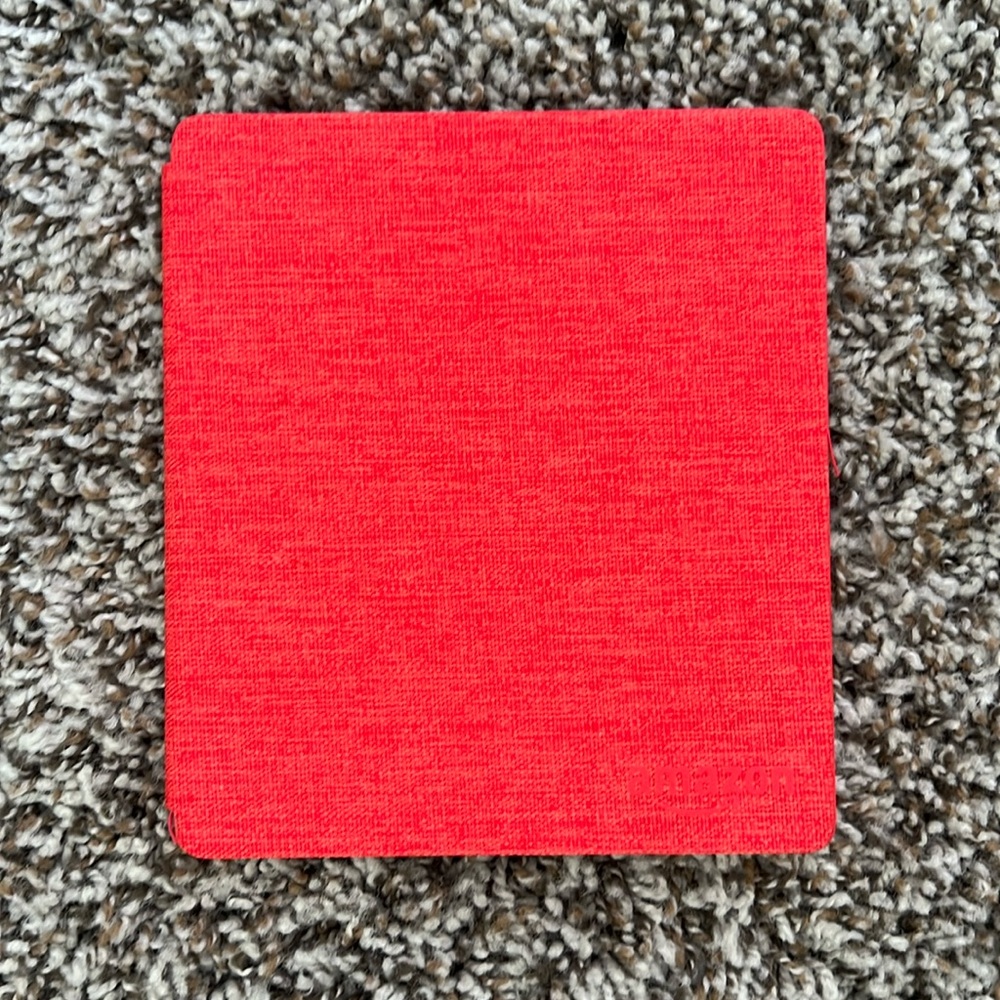 Red Fabric Kindle Oasis cover for 9th/10th Gen
